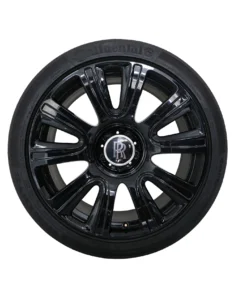 Rolls Royce Wraith Original Tires with Rims and Bolts Black