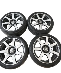 Rolls Royce Dawn Original Tires with Rims and Bolts Silver