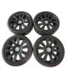 Rolls Royce Wraith & Dawn Original Tires with Rims and Bolts Black