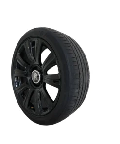 Rolls Royce Wraith Original Tires with Rims and Bolts Black