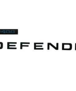 Land Rover Defender Black and Blue Hood + Tail badge Letters