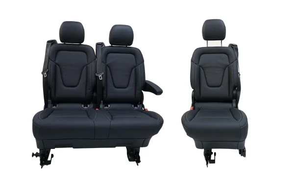 Mercedes-Benz V-CLASS 2+1- Passenger Comfort Bench Seat Black
