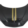 Ferrari 458 Carbon Fiber Hood Black Gold