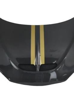Ferrari 458 Carbon Fiber Hood Black Gold