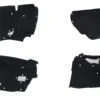 Ferrari 812 Front Wheelhouse Shield Kit Seat Black OEM 088688200