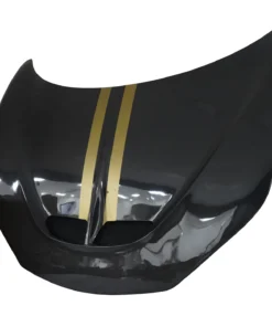 Ferrari 458 Carbon Fiber Hood Black Gold