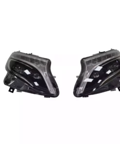 Mercedes-Benz V-CLASS Headlights LED Dynamic Left & Right White & Silver W447 OEM A4479061501 / A4479061401