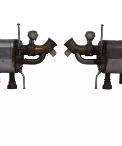 Ferrari 812 Left & Right Rear Silencer Silver OEM 337500 337499 for sale in dubai 01