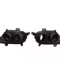Ferrari 812 RH & LH Tailpipes With Mesh Titanium OEM 89381100 89381000
