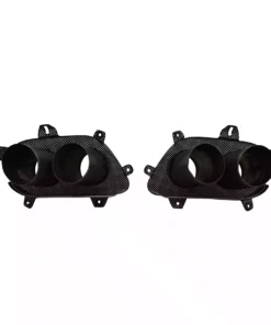 Ferrari 812 RH & LH Tailpipes With Mesh Titanium OEM 89381100 89381000