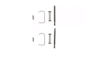 Ferrari 812 Rear Pad Set Black OEM 9491700