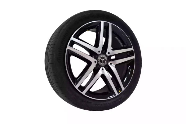 Mercedes Benz V-Class W447 19 inch Rims with Continental Tyres White OEM A4474014500