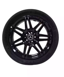 Mercedes Benz V-Class W447 AMG 19 inch Rims with Continental Tyres Black OEM A4474015100