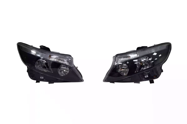 Mercedes-Benz V-Class Headlights LED Dynamic W447 OEM White & Black for sale in dubai