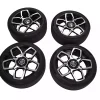 ROLLS ROYCE CULLINAN Black Badge 22″ Factory Wheels Silver and black OEM 6883750 6883749