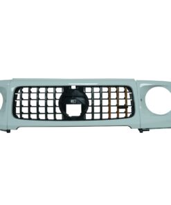 Mercedes-Benz G-63 Front Bumper Grille Gloss Snow White OEM A4638887100 for sale in Dubai