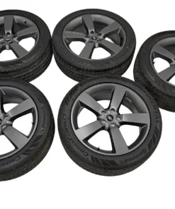 Land Rover Defender 22 inch Rims with Continental Tires Silver Gray OEM L8BM1007AD for sale in dubai