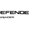 Land Rover Defender Black Hood + Tail badge Letters for sale in dubai