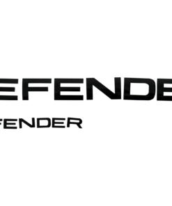 Land Rover Defender Black Hood + Tail badge Letters for sale in dubai
