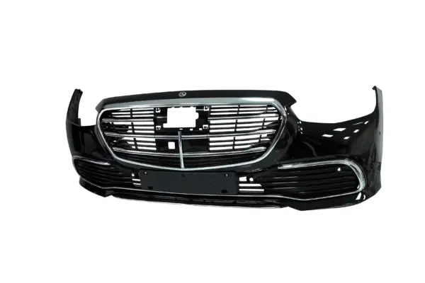 Mercedes Benz S 580 Front Bumper Black Gloss OEM for sale in dubai 1