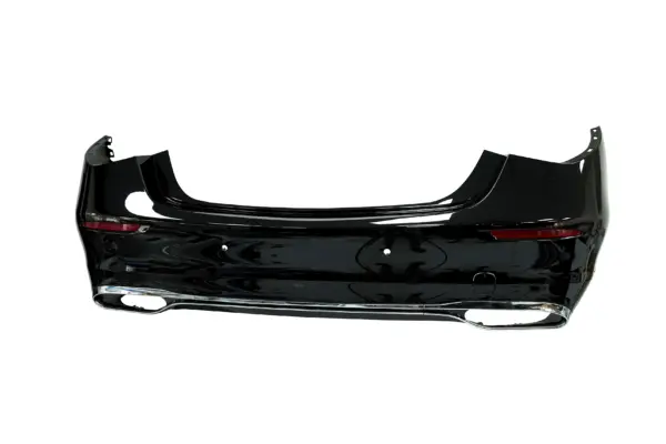 Mercedes Benz S 580 Rear Bumper Black Gloss OEM for sale in dubai 01