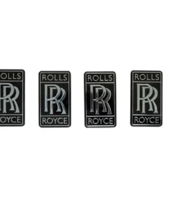 Rolls Royce Cullinan Emblem Badge Black & Silver for sale in dubai