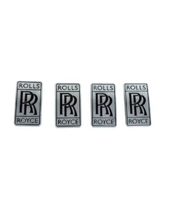 Rolls Royce Cullinan Emblem Badge Silver & Black for sale in dubai