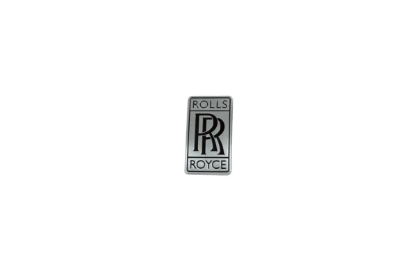 Rolls Royce Cullinan Emblem Badge silver and Black