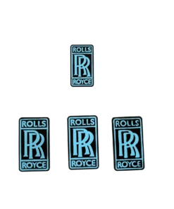 Rolls Royce Wraith & Dawn Emblem Badge Black & Blue for sale in dubai