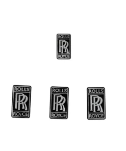 Rolls Royce Wraith & Dawn Emblem Badge Black & Silver2 for sale in dubai