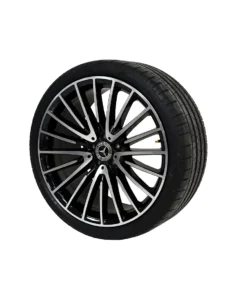 Mercedes Benz S Class 21 inch Pirelli Tyres Set Black & Chrome OEM A2234011700 for sale in dubai 08