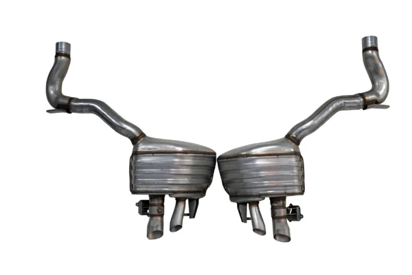 Bentley Continental GTC Exhaust Muffler Silencer LH & RH Silver OEM 3SD253607F 3SD253608F for sale in dubai 2