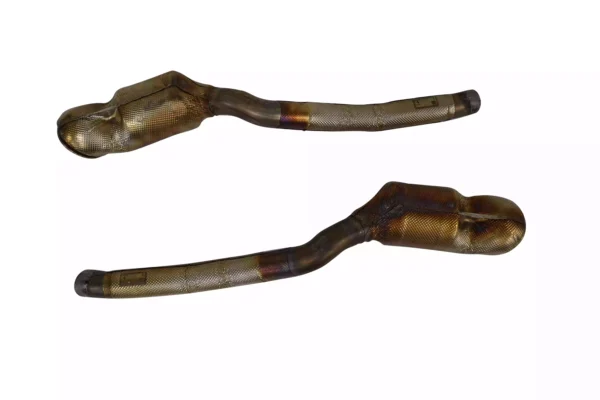 Ferrari 812 Complete Left & Right Catalytic Converter Silver OEM 275463 275462 for sale in dubai