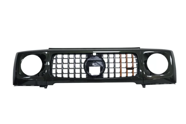 Mercedes-Benz G-63 Front Grille And Headlight Covers Olive Green for sale in dubai 01