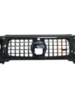 Mercedes-Benz G-63 Front Grille And Headlight Covers Olive Green for sale in dubai 01