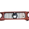 Mercedes-Benz G-63 Front Grille And Headlight Covers Orange for sale in dubai 01