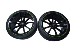 Lamborghini Urus 23 Front Rims Green Stripes with Sensors OEM 4ML601025 BA AS for sale in dubai 03