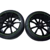 Lamborghini Urus 23 Front Rims Green Stripes with Sensors OEM 4ML601025 BA AS for sale in dubai 03