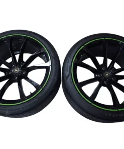 Lamborghini Urus 23 Front Rims Green Stripes with Sensors OEM 4ML601025 BA AS for sale in dubai 03