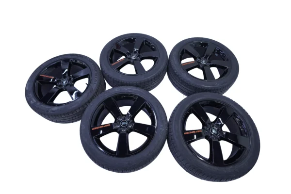 Land Rover Defender Pirelli Tyres Set Black & Orange OEM L8B2-1007-HA for sale in dubai 02