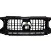 Mercedes G63 2025 Front Grille Headlight Covers Bracket Black Gloss OEM for sale in dubai01