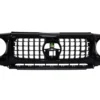 Mercedes G63 2025 Front Grille Headlight Covers Bracket Black Gloss OEM for sale in dubai01