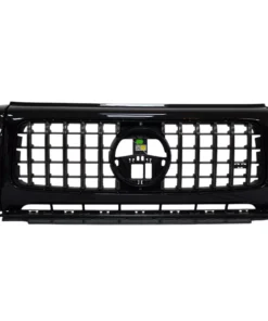 Mercedes G63 2025 Front Grille Headlight Covers Bracket Black Gloss OEM for sale in dubai01
