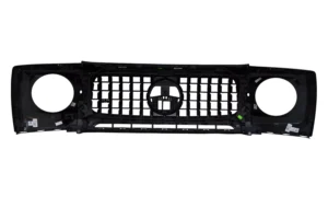 Mercedes G63 2025 Front Grille Headlight Covers Bracket Black Gloss OEM for sale in dubai02