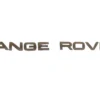 Range Rover Vogue Hood Badge Letters – Faded Gold & Silver Chrome Emblem For sale in Dubai
