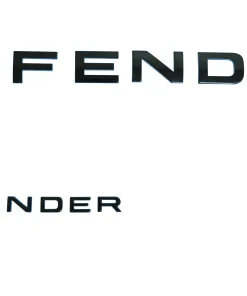 Land Rover Defender Black Blue Hood & Tail Badge Letters for Sale in Dubai