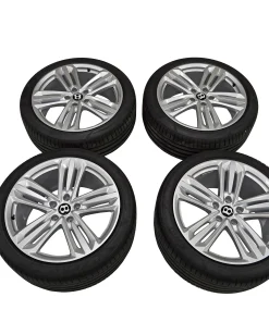 Bentley Continental GTC 21″ OEM Factory Wheels Part 3SA601025-AE – Silver For sale in Dubai (1)