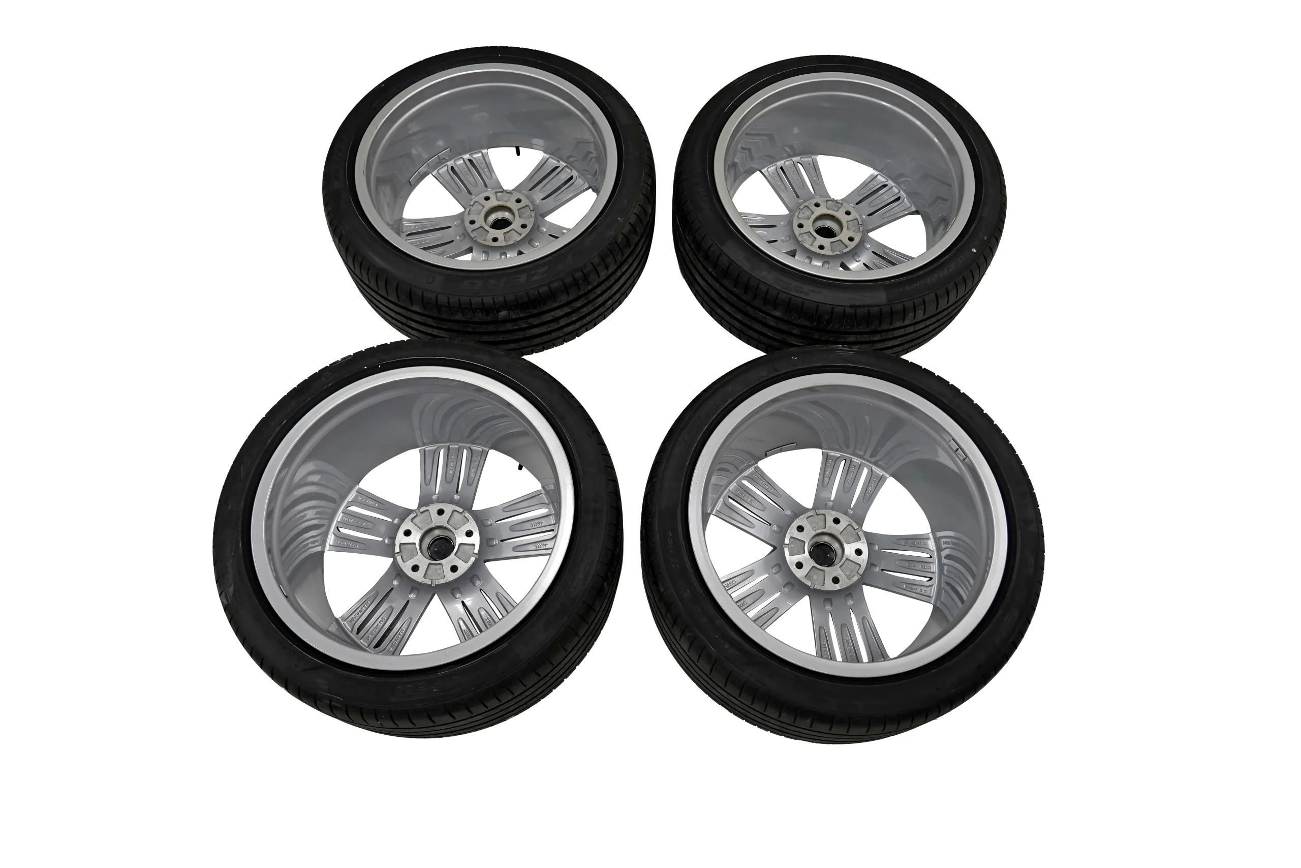 Bentley Continental GTC 21″ OEM Factory Wheels Part 3SA601025-AE – Silver For sale in Dubai (2)