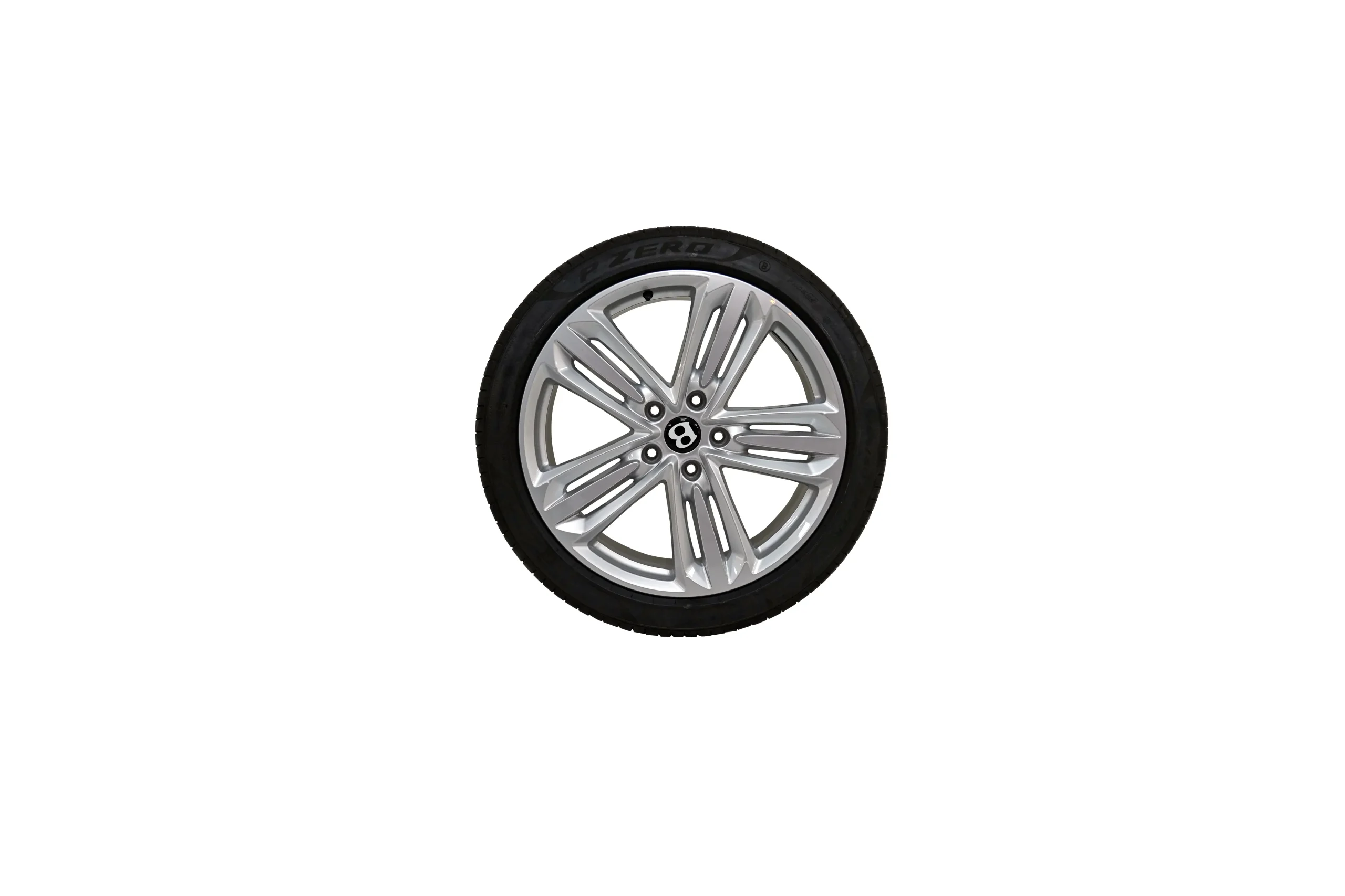 Bentley Continental GTC 21″ OEM Factory Wheels Part 3SA601025-AE – Silver For sale in Dubai (3)