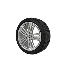 Bentley Continental GTC 21″ OEM Factory Wheels Part 3SA601025-AE – Silver For sale in Dubai (5)